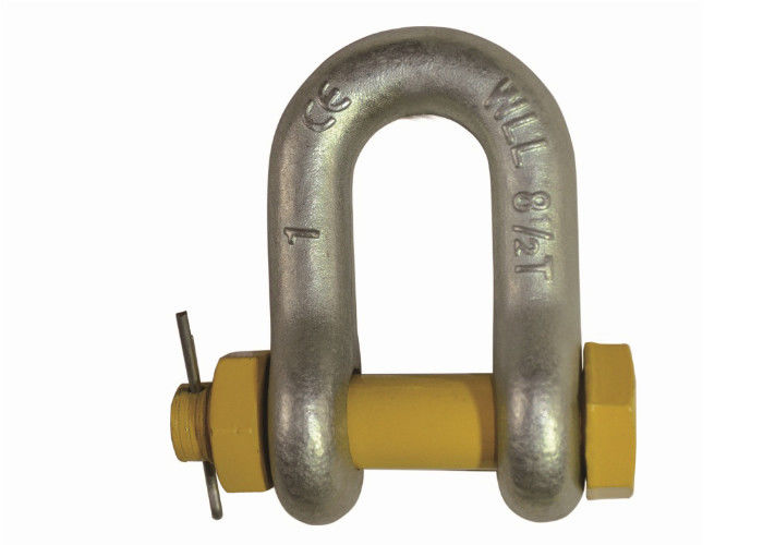 D Shackles 2 ton 120 ton For Lifting Goods , Chain Slings, Wire Rope