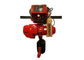 High Efficient  3m - 50m Lifting Height With Motorized Trolley 1 Ton Electric Chain Hoist