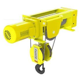 4/1 Rope Reeving Foot Mounted Hoist For Wire Rope , Wire Rope Crane Hoist