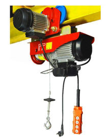 Low Noise Mini Electric Wire Hoist With Moving Trolley Single Or Double Hook