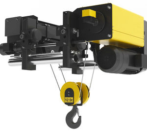 Single Girder Electric Wire Rope Hoist 12.5 T With Single Or Double Speed