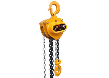 Chain Block With Forged Alloy Steel Hooks 3 m Lifting Height G80 Chain For Warehouse / Workshop