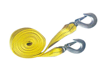 Yellow Lifting Tools Emergency Strap Trailer Belt And Heavy Duty Double-deck Tow Cable