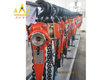 Customized Color Lifting Tools , Durable Lever Chain Block 0.75t - 6t Capacity