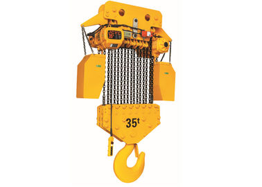 Foot Mounted Stainless Steel Chain Hoist 35 Ton G80 Load Chain Single Speed
