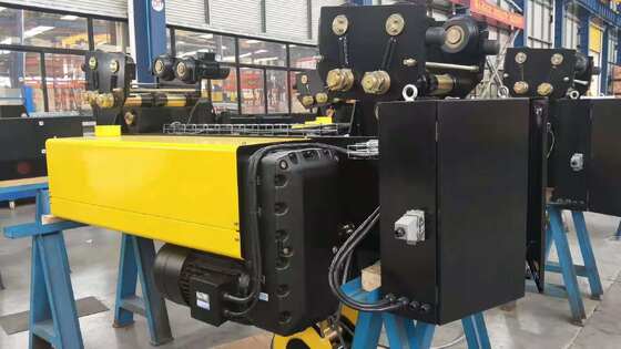 10Ton double Girder Euro Electric wire rope Hoist controlled by VFD