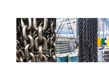 Easy Using Blacken G80 Lifting Chain Customizable Length With ISO Certificate