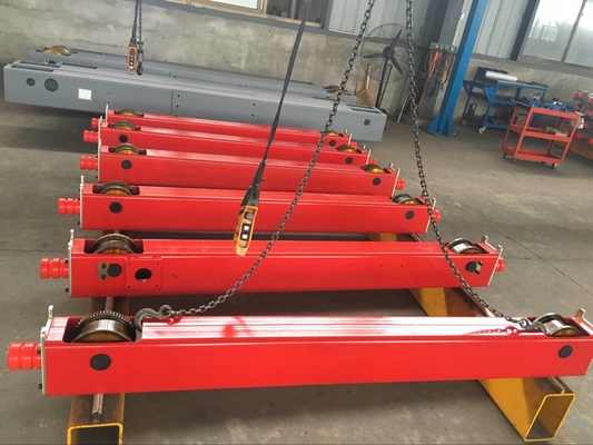 Single Girder Crane End Carriage 20t With Running Motor