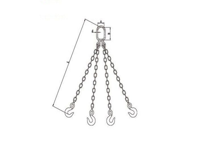 Key Chainweight OEM Lifting Tools Chain Weight Excellent Alloy Steel Three Or Four Legs ...
