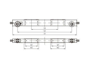 High Capacity Heavy Load Crane End Beam General Double Girder End carriage