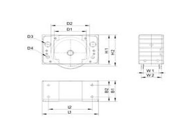 Structure Crane Spare Parts , Crane Wheel Blocks Adaptable ISO9001 Certification