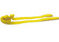 Yellow 1000kg - 3000kg Nylon Tow Car Straps, Emergency Vehicle Trailer Rope Towing Belt