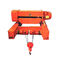 Double Girder Rail Construction Small Electric Wire Rope Hoists With Electric Traveling Trolley