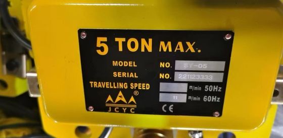 M5 Work Level Electric Chain Hoist with 220V-440V Voltage and 0.4KW-0.75KW Motor Power