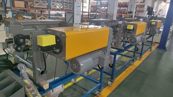 10 ton to 20 ton Electric Wire Rope Hoist With Trolley European Style For Workshop
