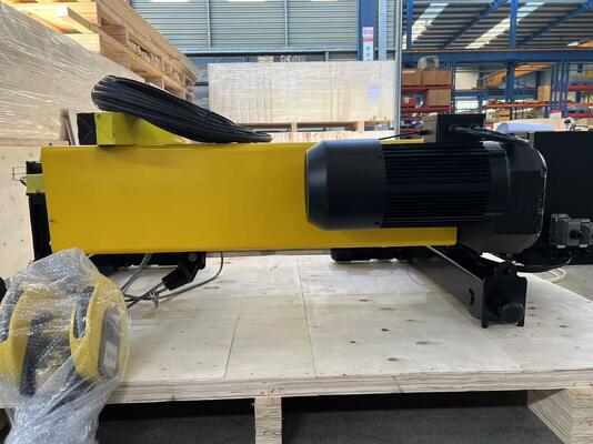 50t Double Girder Overhead Headroom Electric Hoist Top Running