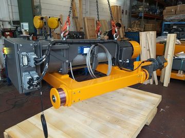 Electric Wire Rope Foot Mounted Hoist 2/1 4/1 Rope Reeving Leading Crane