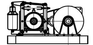 30 Ton Hydraulic Concrete Lifting Wire Rope Winch 20m/Min