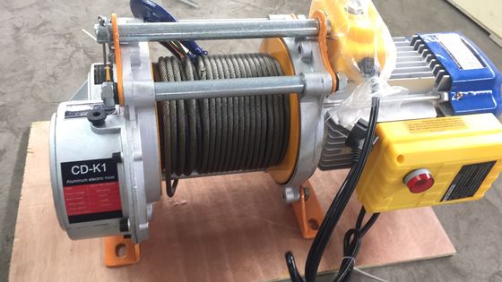 100kg Marine Aluminum Wire Rope Winch 12m/Min Lifting