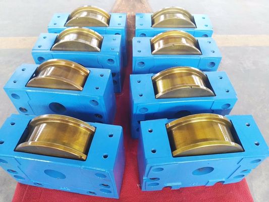 Electric Beam Trolley Overhead Crane Wheel Block 350KN