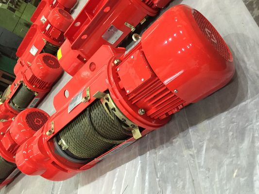 8m/Min Lifting Single Girder Wire Rope Winch 16t For Warehouses