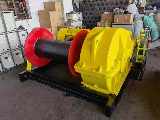 Wharf 3t 5t Electric Wire Rope Winch 1000m Lifting Height For Mining