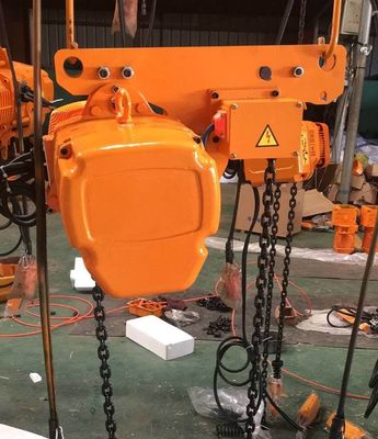 380V 50HZ Motorized Trolley Lifting Chain Hoist Fixed Type