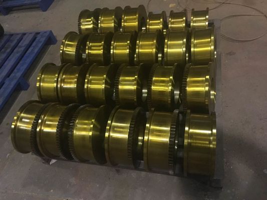 Cast And Forged Customized Crane Wheel For Bridge / Overhead Crane