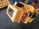 0.5t  to 10t  High Speed Chain Hoist  Travel Trolley Steel Yellow With Suspension Hook