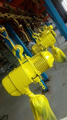 3t Material Lifting Electric Chain Hoist High Strength With Trolley