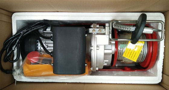 Mini 500kg/1000kg Portable Electric Wire Rope Hoist New Condition Remote Control