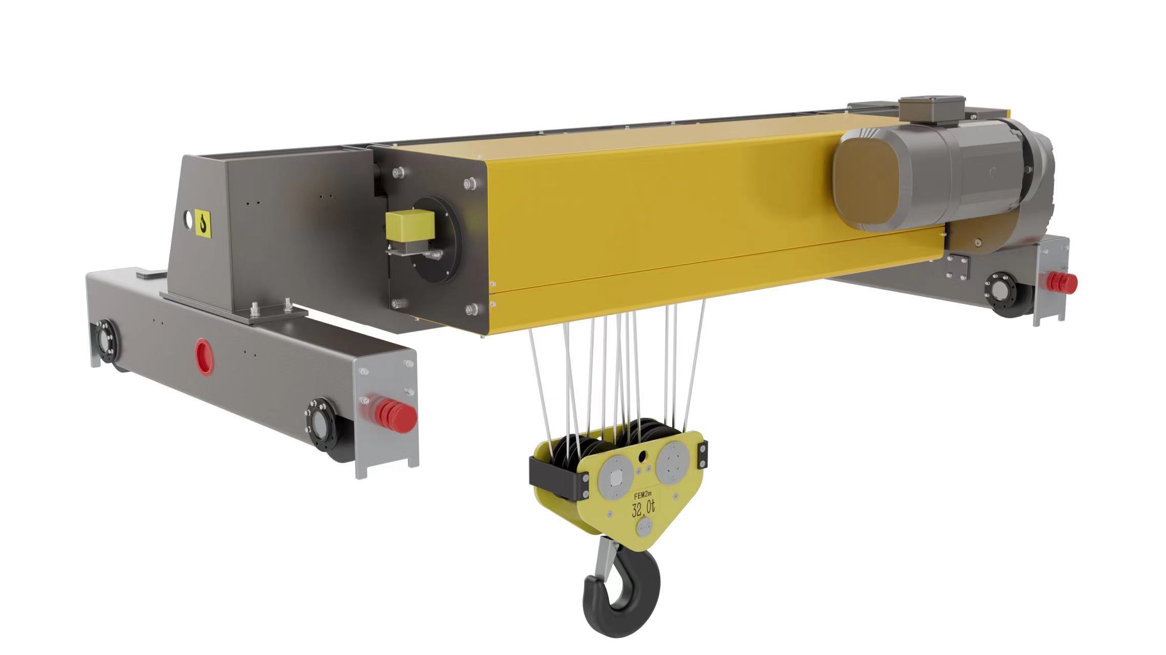 European Double Girder Wire Rope Hoist M5, 1-100t Capacity