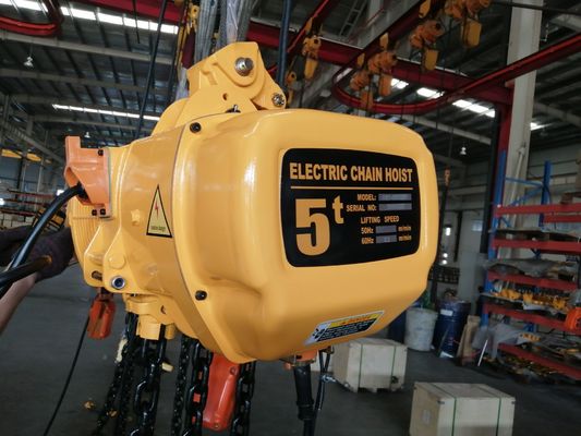 1 Ton 2 Ton 5 Ton Low Headroom Electric Chain Hoist For Warehouse